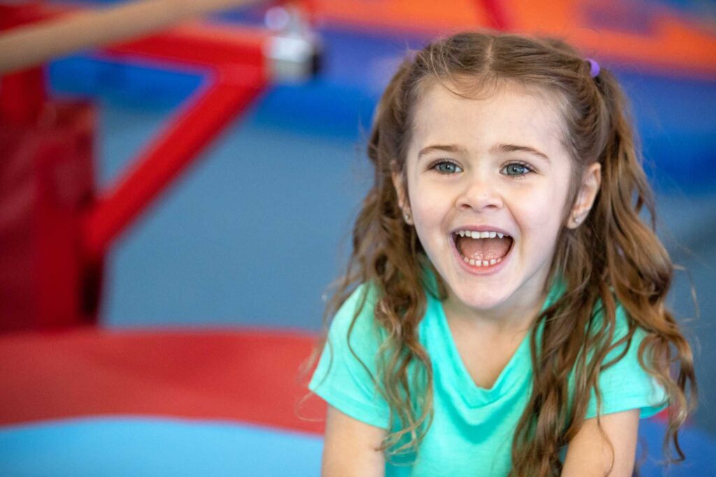 happy young girl