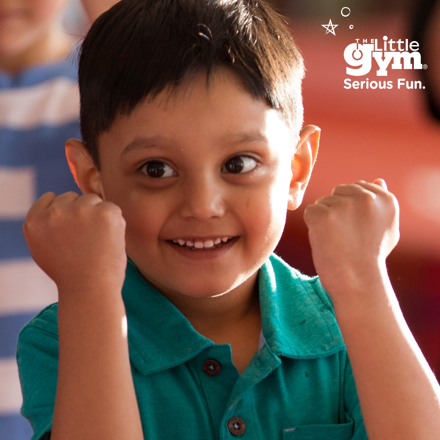excited young boy